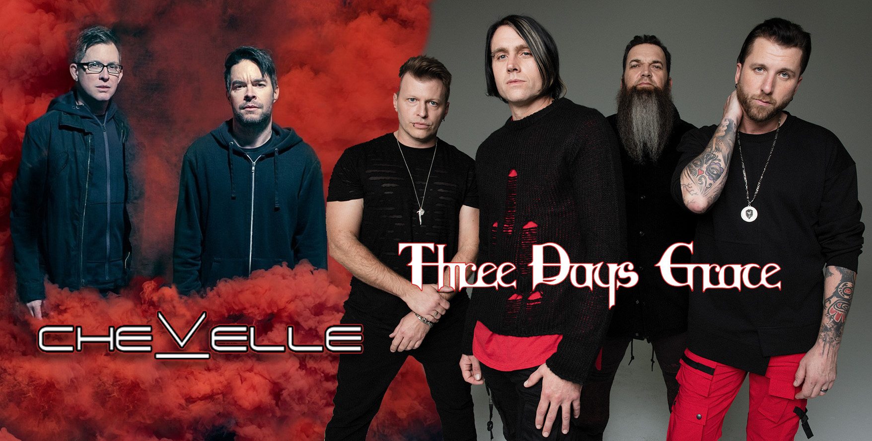 EAU CLAIRE BUS TO THREE DAYS GRACE CHEVELLE