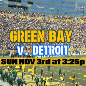 LA CROSSE TO LAMBEAU - PACKERS vs LIONS - NOV 3rd